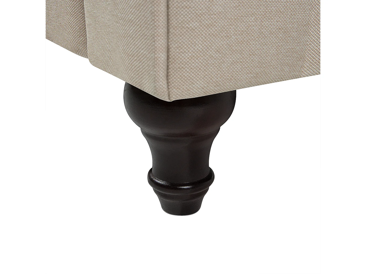 Canapé 3 places CHESTERFIELD Tissu Beige