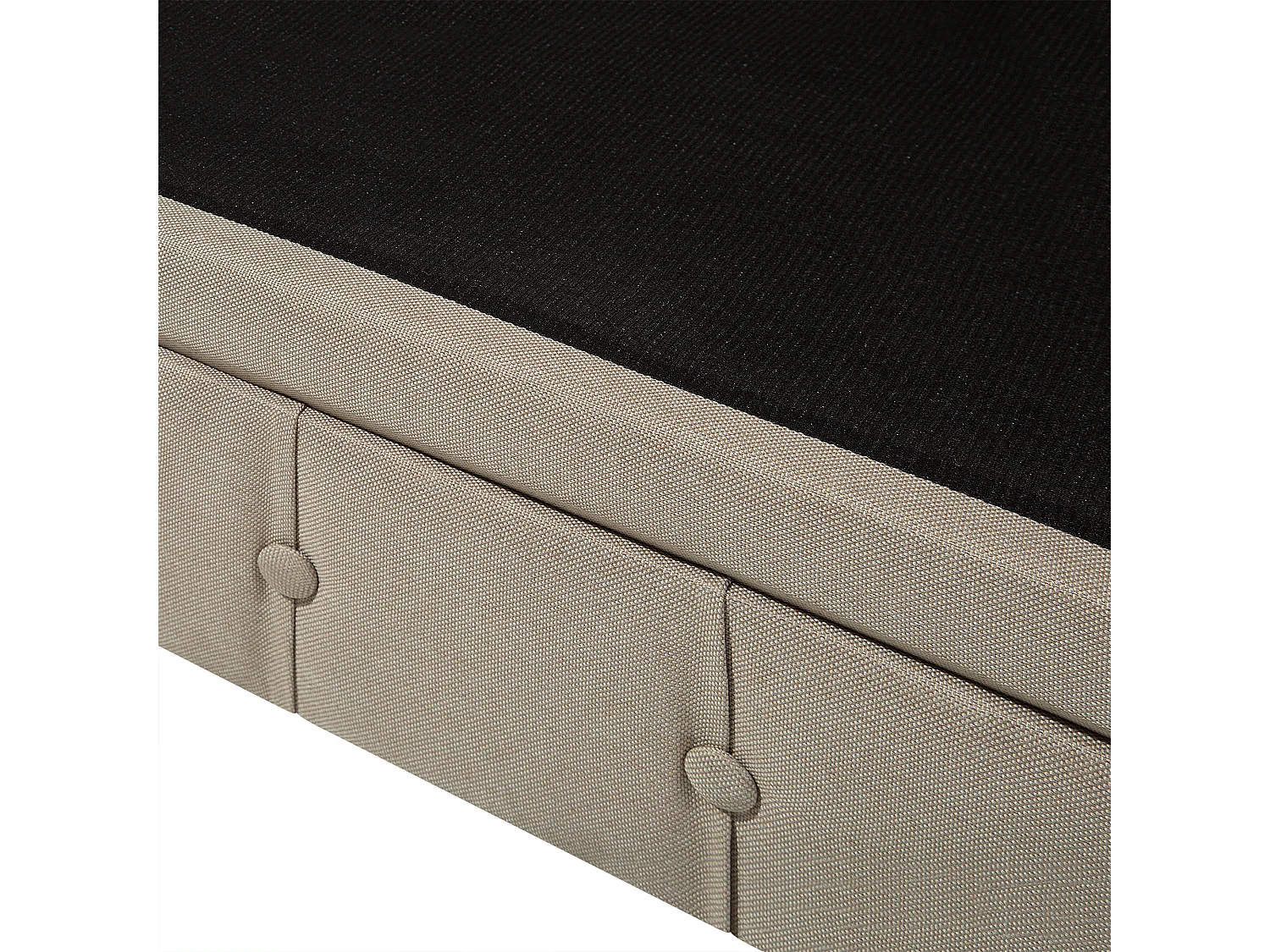 Bank CHESTERFIELD Stof Beige 3-zitter