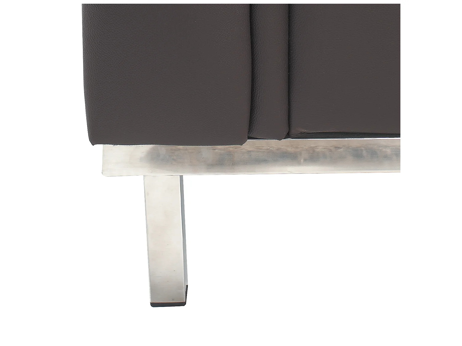 Hoekbank OSLO Leer Bruin 4-zitter Linkerzijde