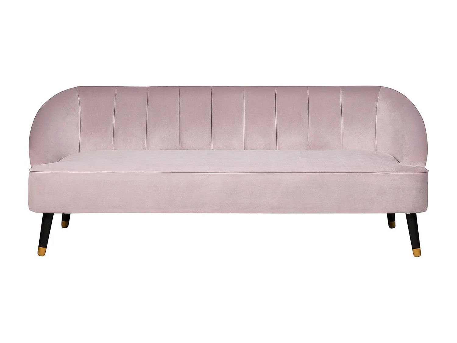 Canapé 3 places ALSVAG Velours Rose