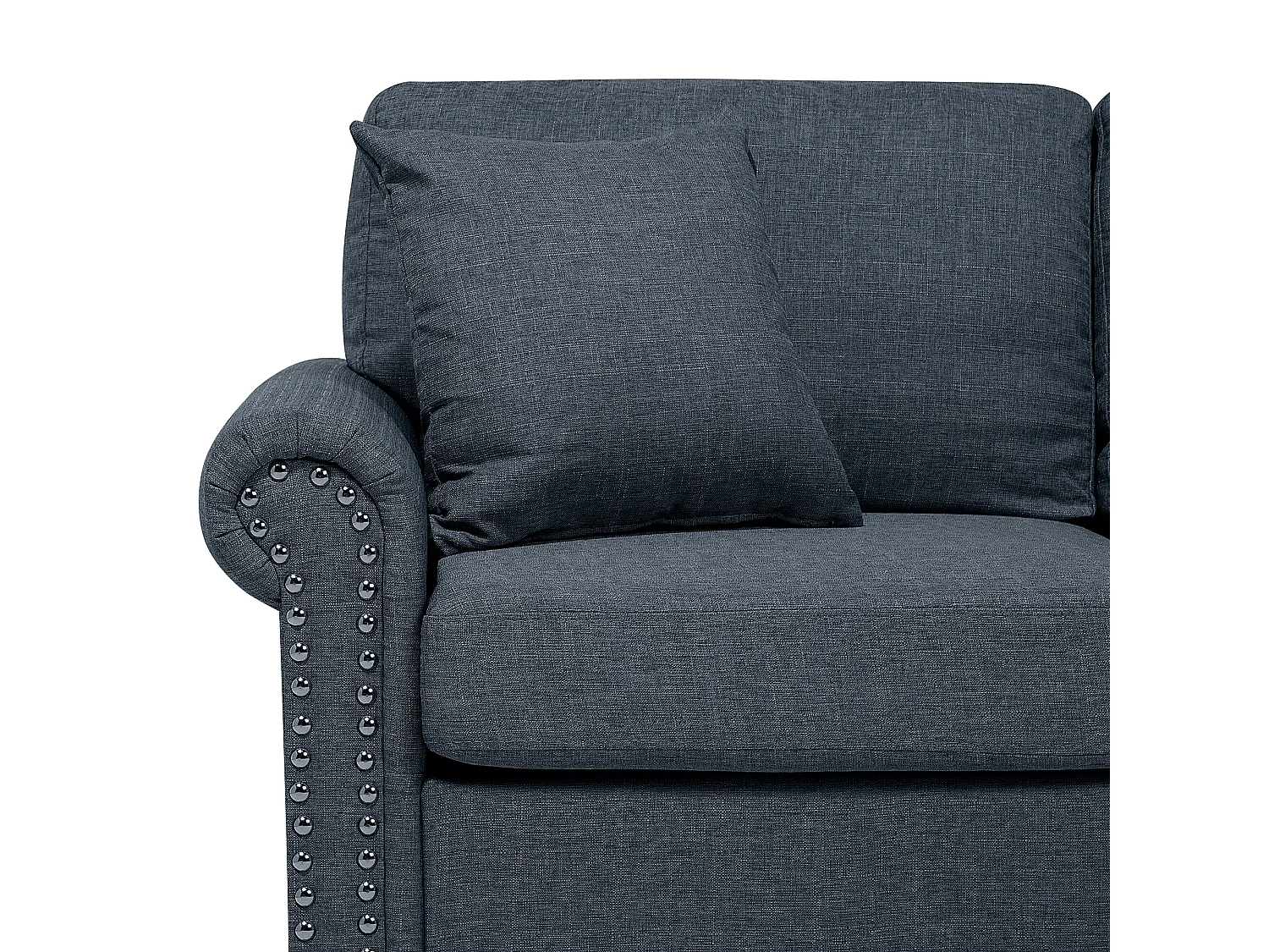 Sofa OTRA Ciemnoszary dla 3 osób