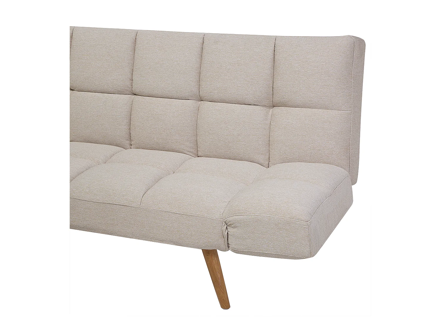 Canapé-lit 2 places INGARO Tissu Beige