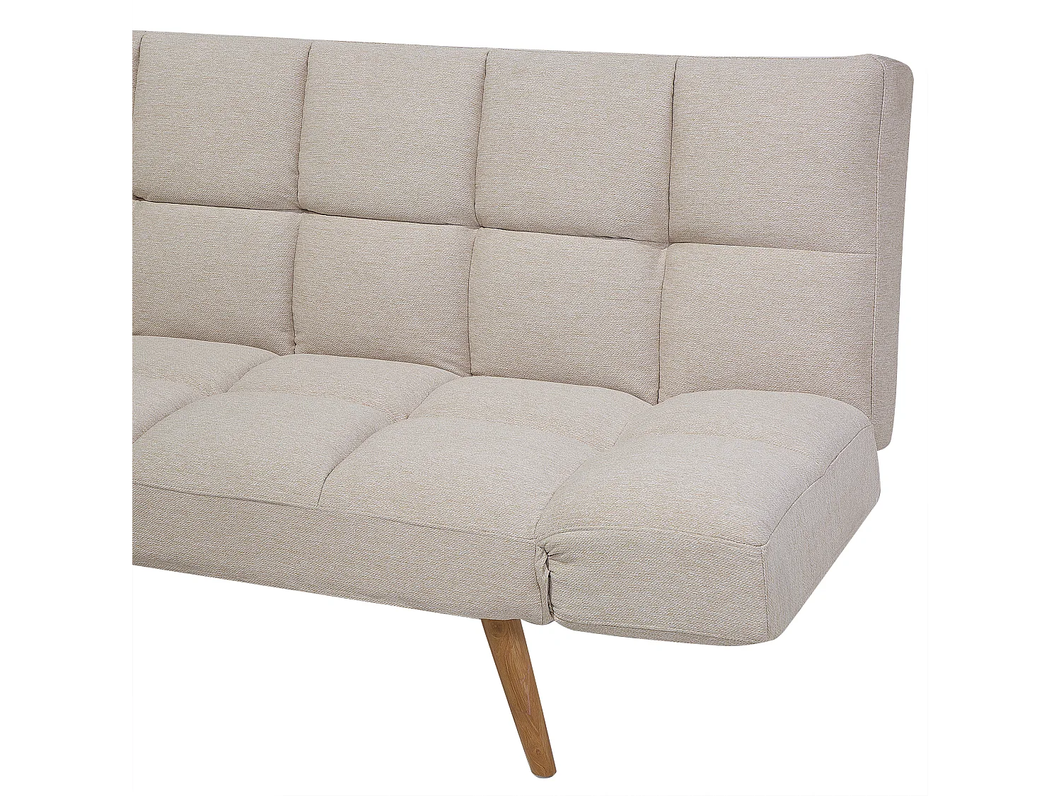 Canapé-lit 2 places INGARO Tissu Beige