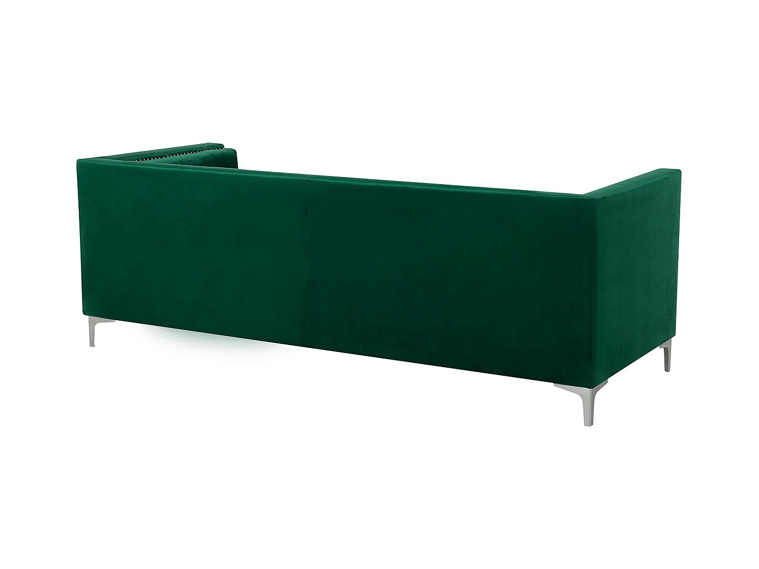 Canapé 3 places AVALDSENES Velours Vert émeraude