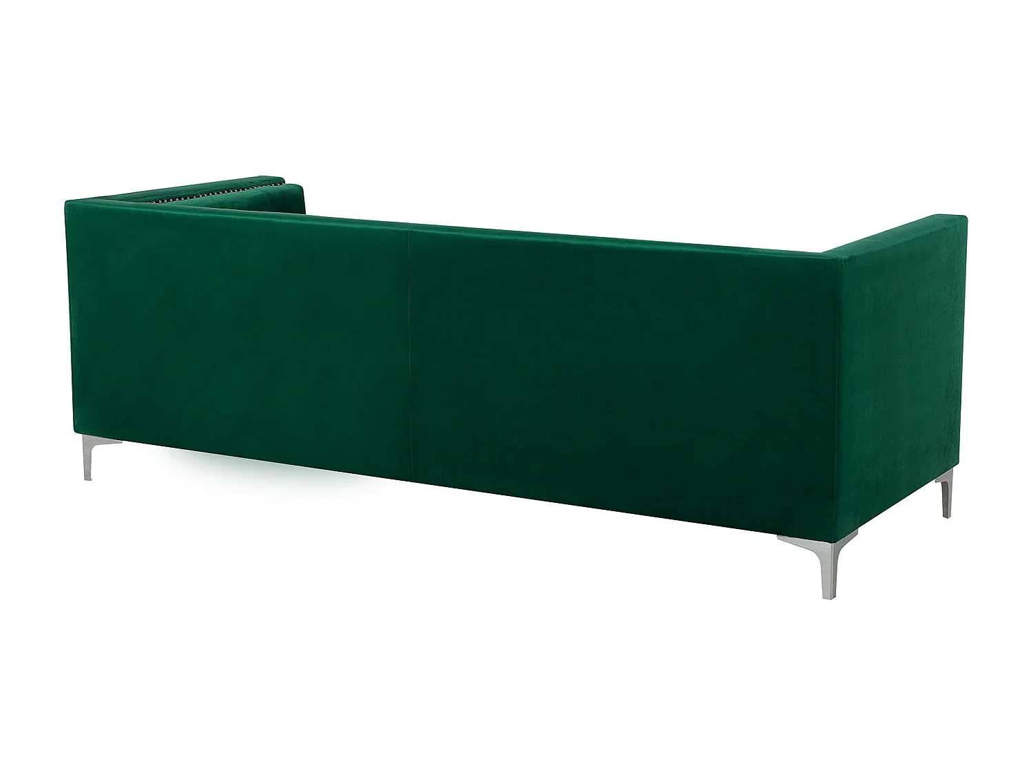 Canapé 3 places AVALDSENES Velours Vert émeraude