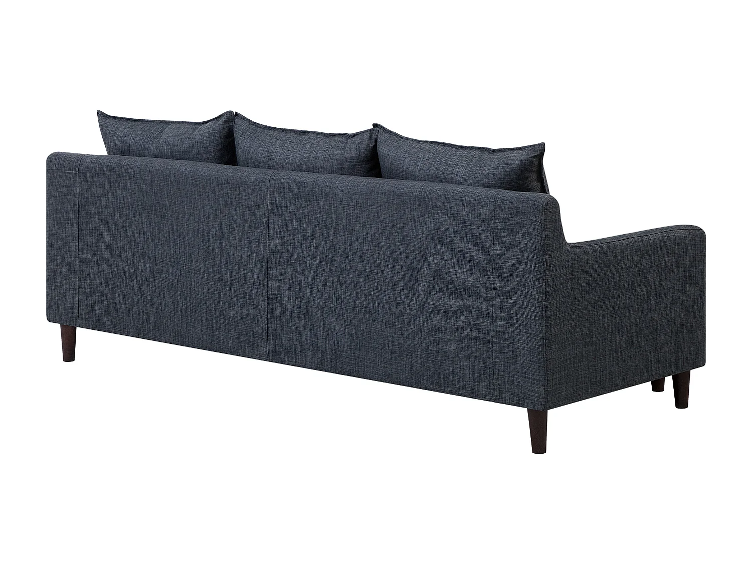 Trendy Ecksofa mit bewegbarer Ottomane Polsterbezug Dunkelgrau Elvenes