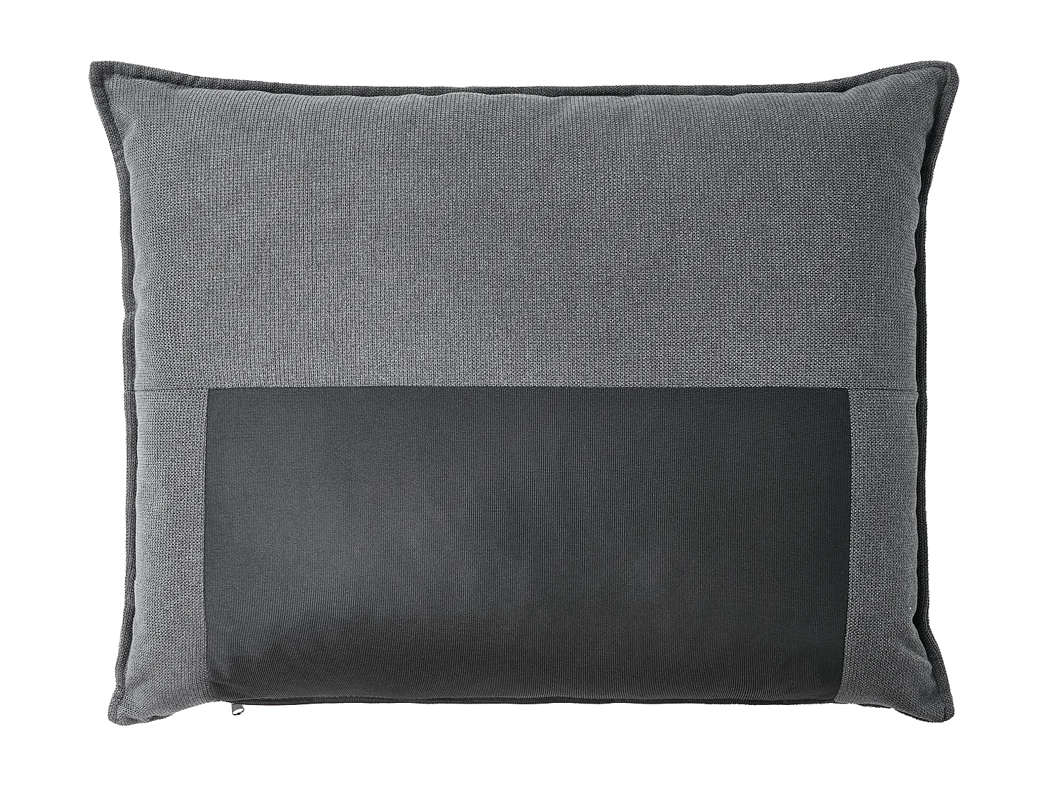 Trendy Ecksofa mit bewegbarer Ottomane Polsterbezug Dunkelgrau Elvenes