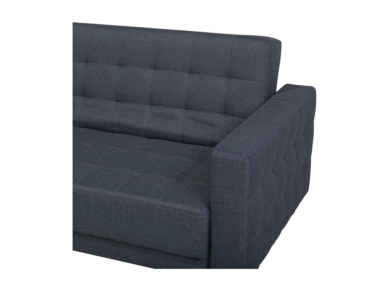 Moderner 3-Sitzer Sofa Polsterbezug dunkelgrau Aberdeen