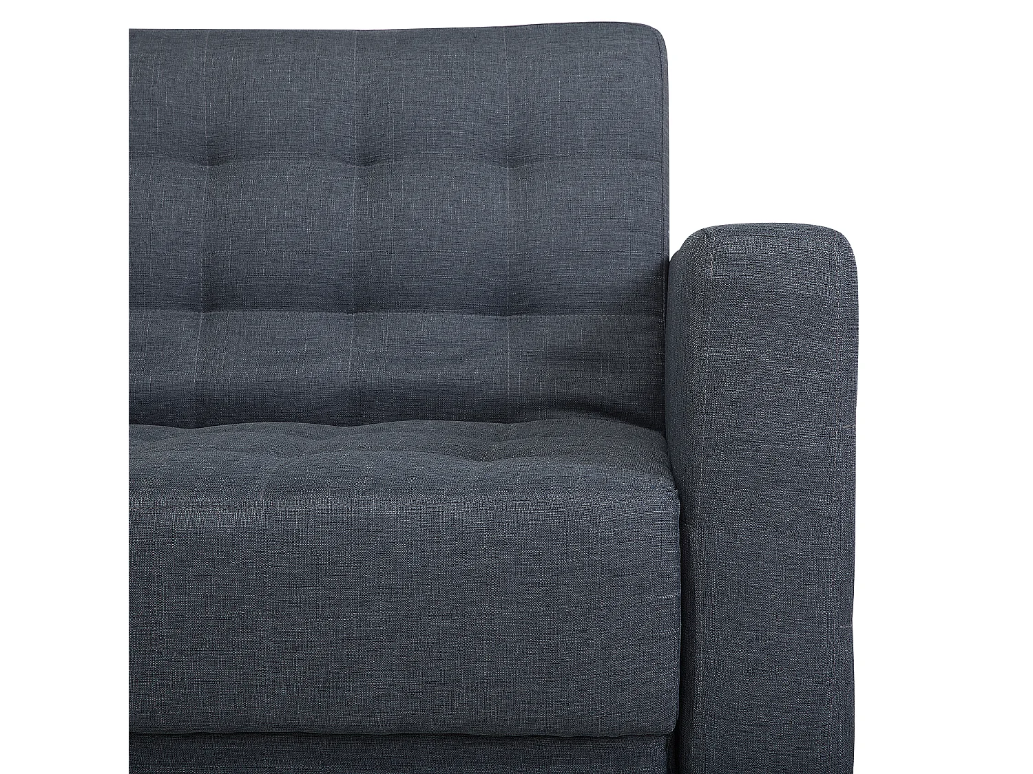 Moderner 3-Sitzer Sofa Polsterbezug dunkelgrau Aberdeen