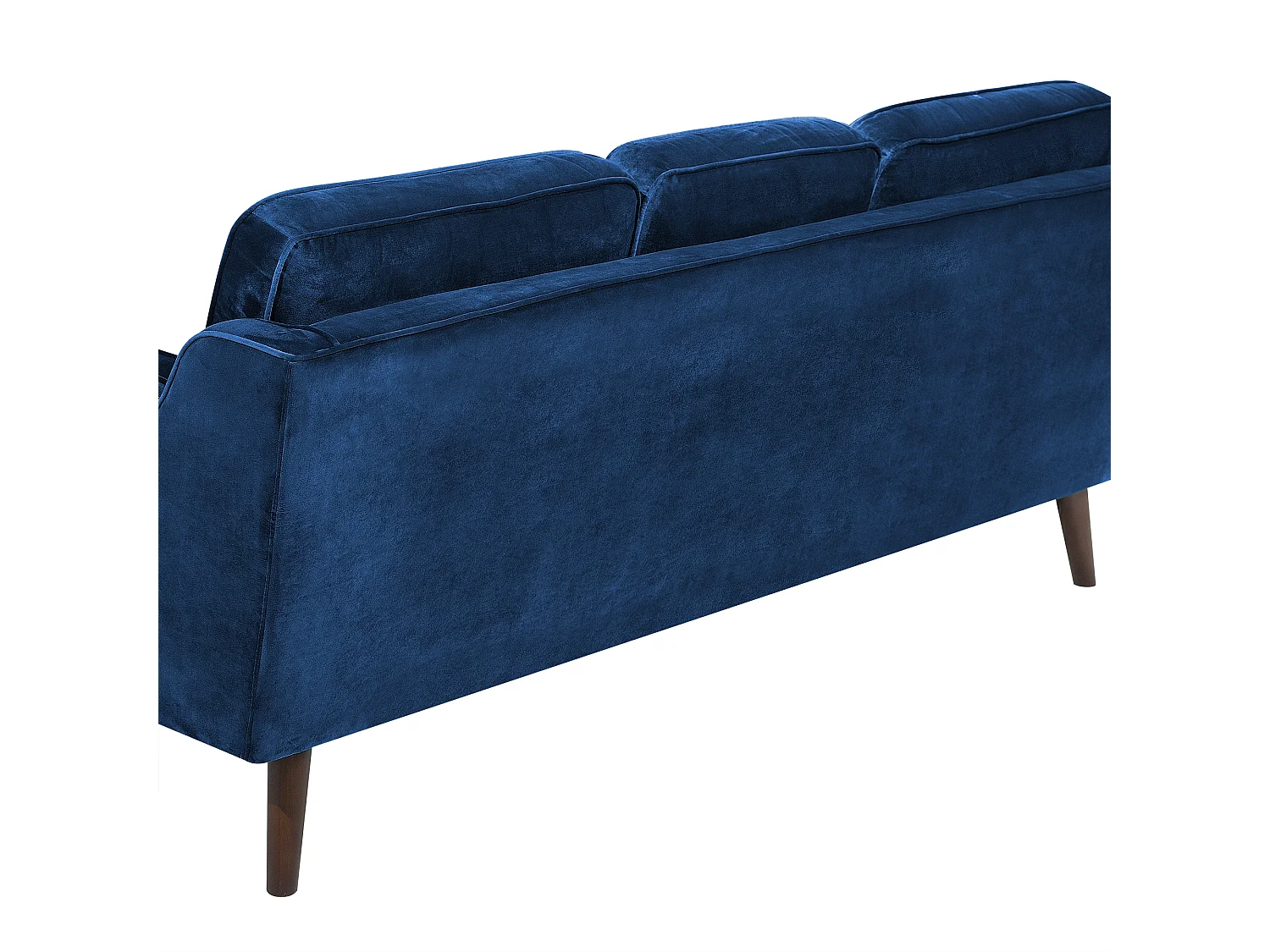 Divano LOKKA Velluto Blu marino 3 posti