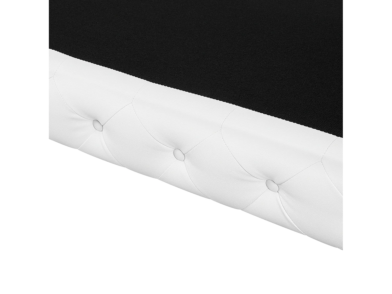 Bank VISSLAND Kunstleer Wit 3-zitter