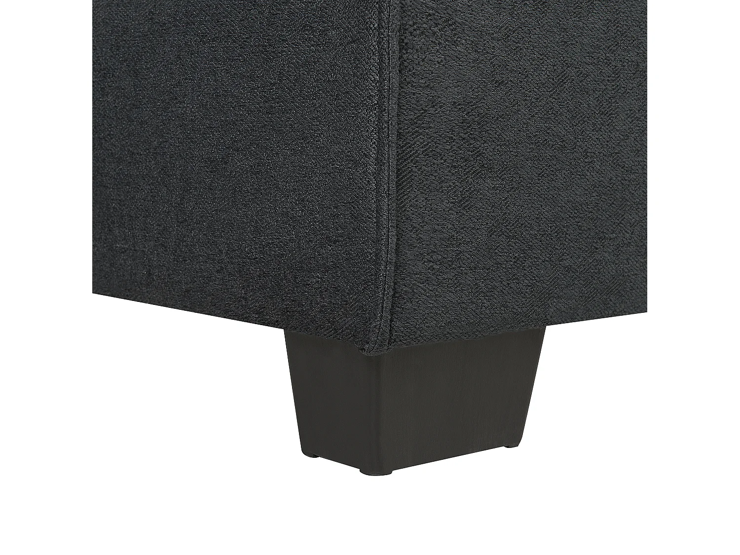 - Canapé Angle à droite - Romedal - Tissu, Gris Graphite