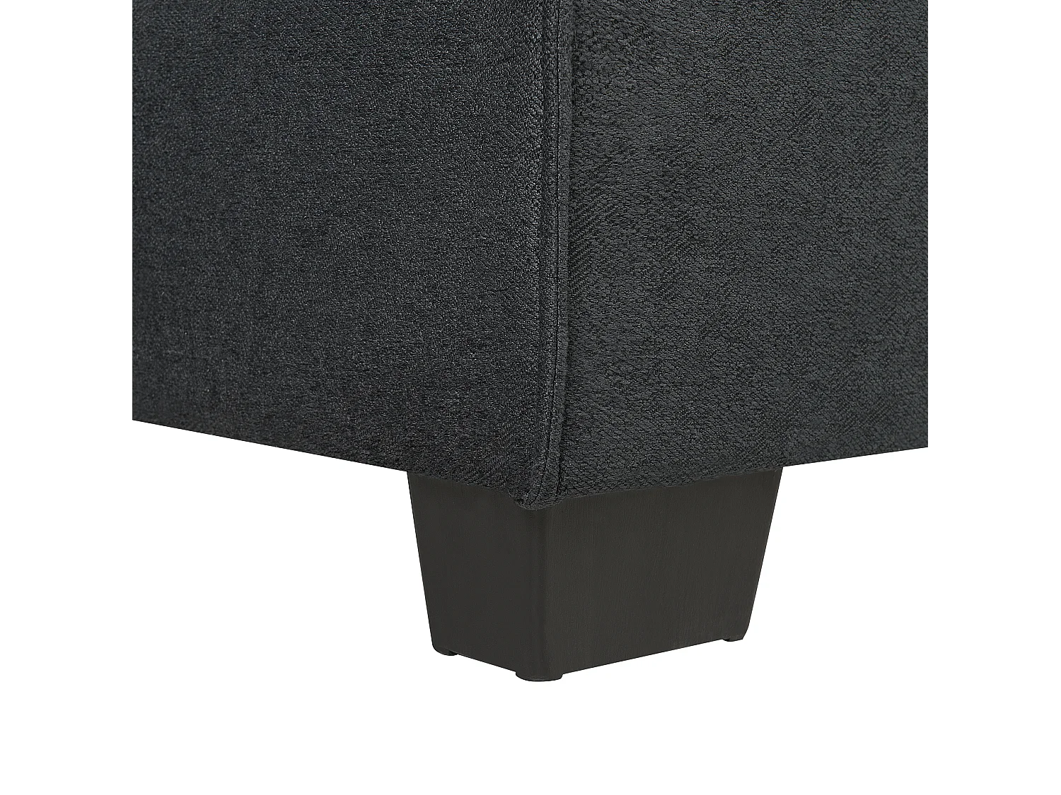 - Canapé Angle à droite - Romedal - Tissu, Gris Graphite