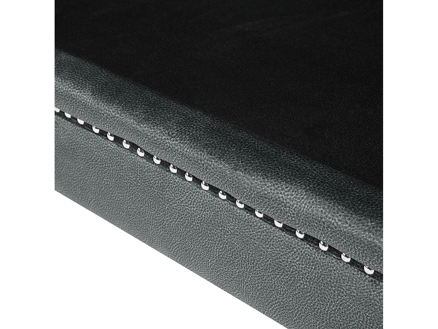 Bank GAULA Fluweel Grijs 3-zitter