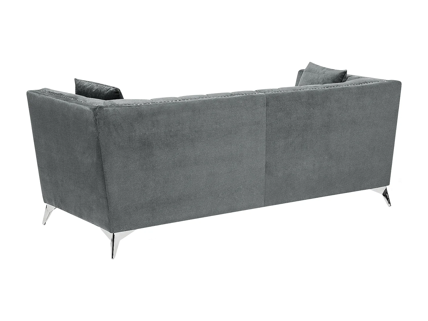 Canapé 3 places GAULA Velours Gris