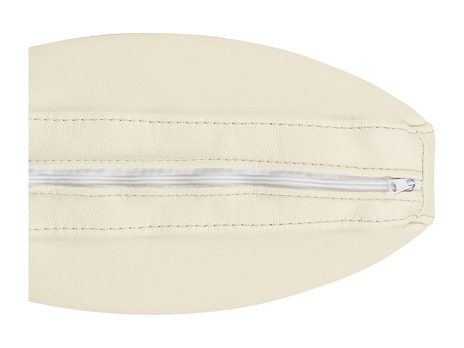 Canapé Angle à droite en Cuir Véritable Beige Dossier Matelassé Housses Amovibles Oslo