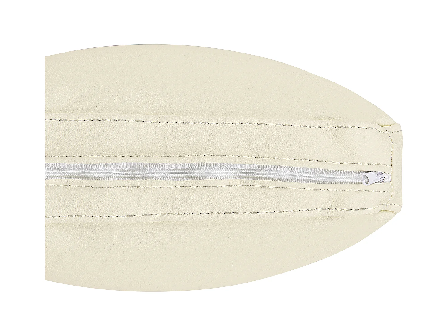 Modernes Ecksofa Echtleder 3 Zierkissen beige Oslo