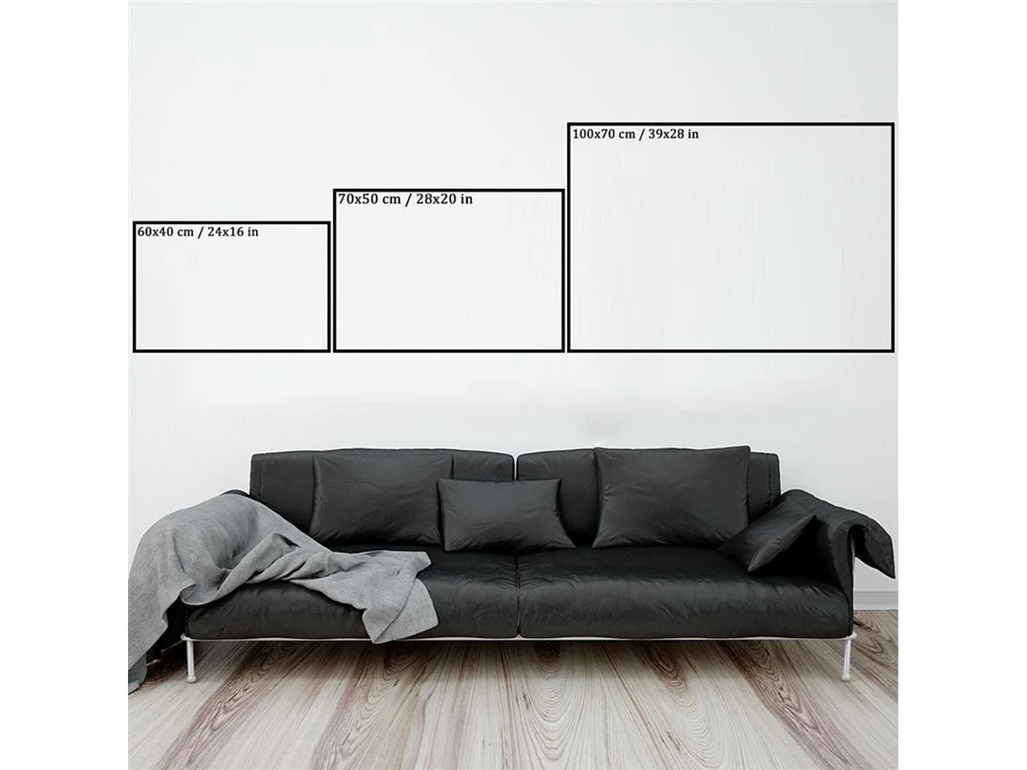 Tableau ours polaire - 70 x 50 cm