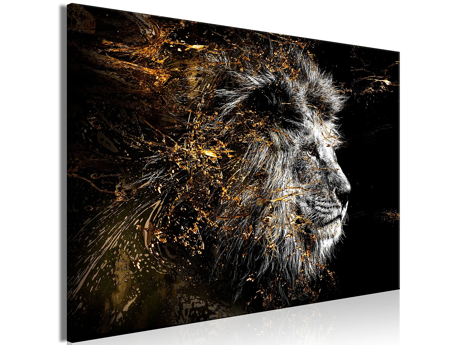 Tableau Roi du Soleil (1 Partie) Large - 90 x 60 cm