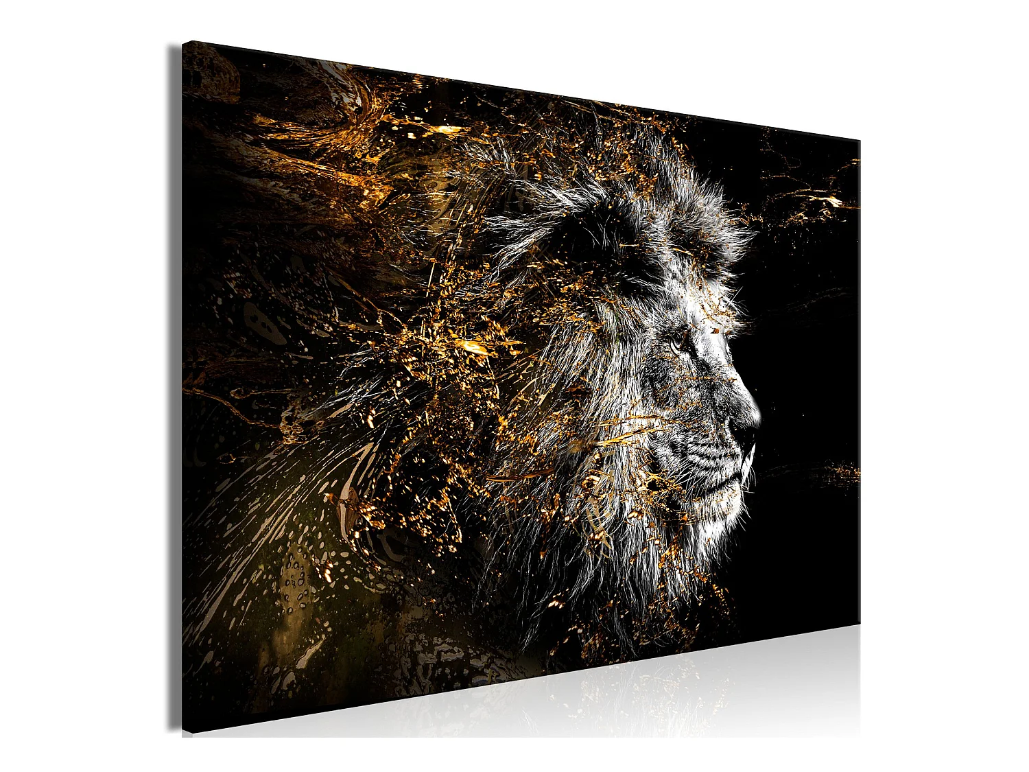 Tableau Roi du Soleil (1 Partie) Large - 90 x 60 cm