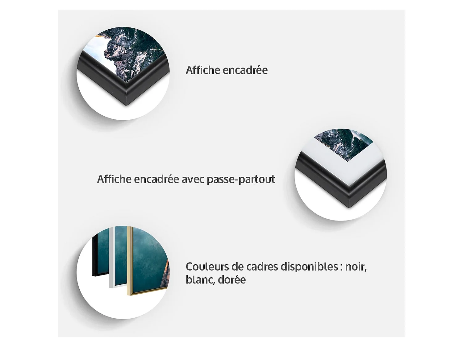 Tableau cadre Sur l'art - 40 x 60 cm