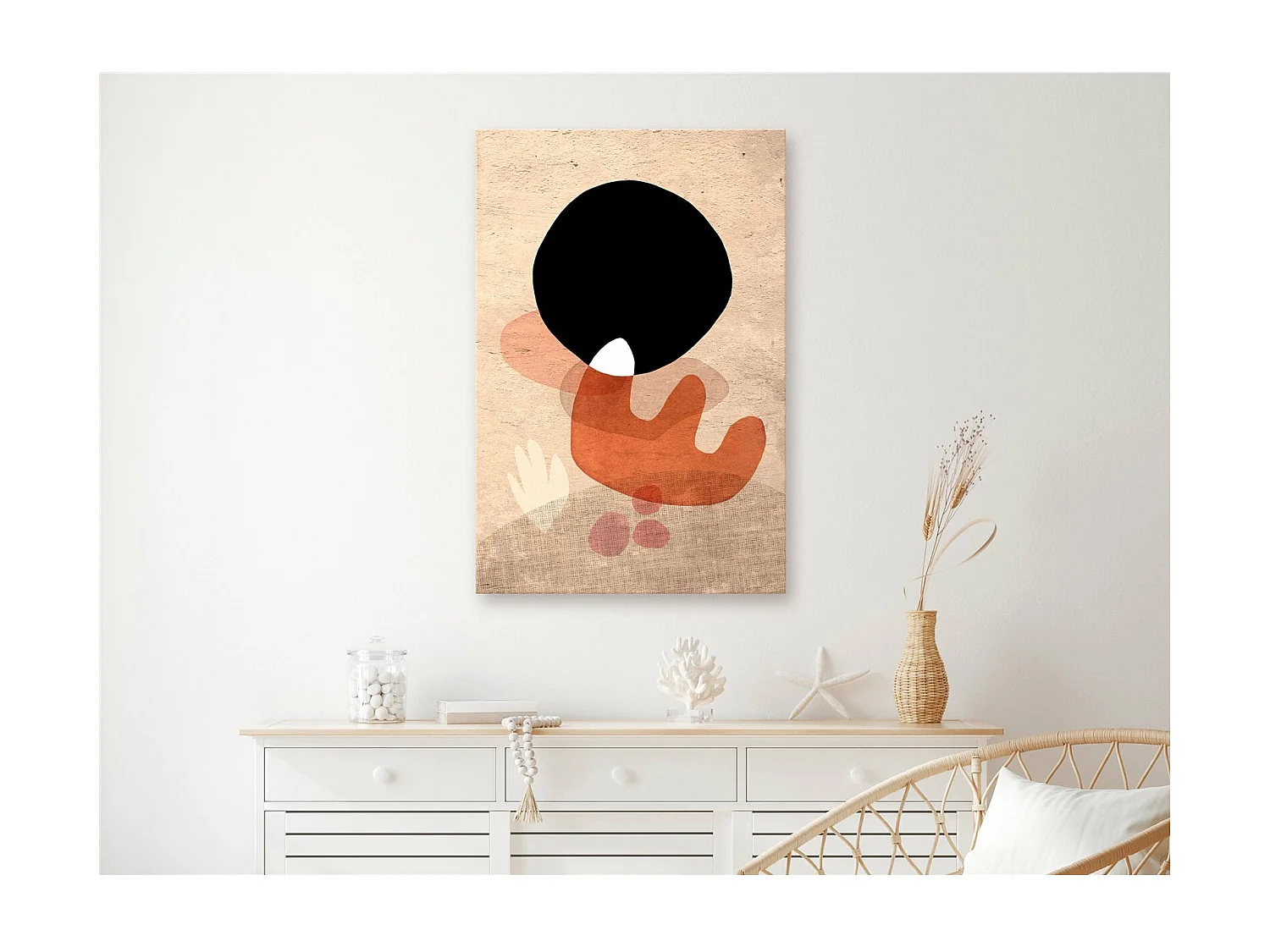 Tableau Black Stone Vertical - 60 x 90 cm