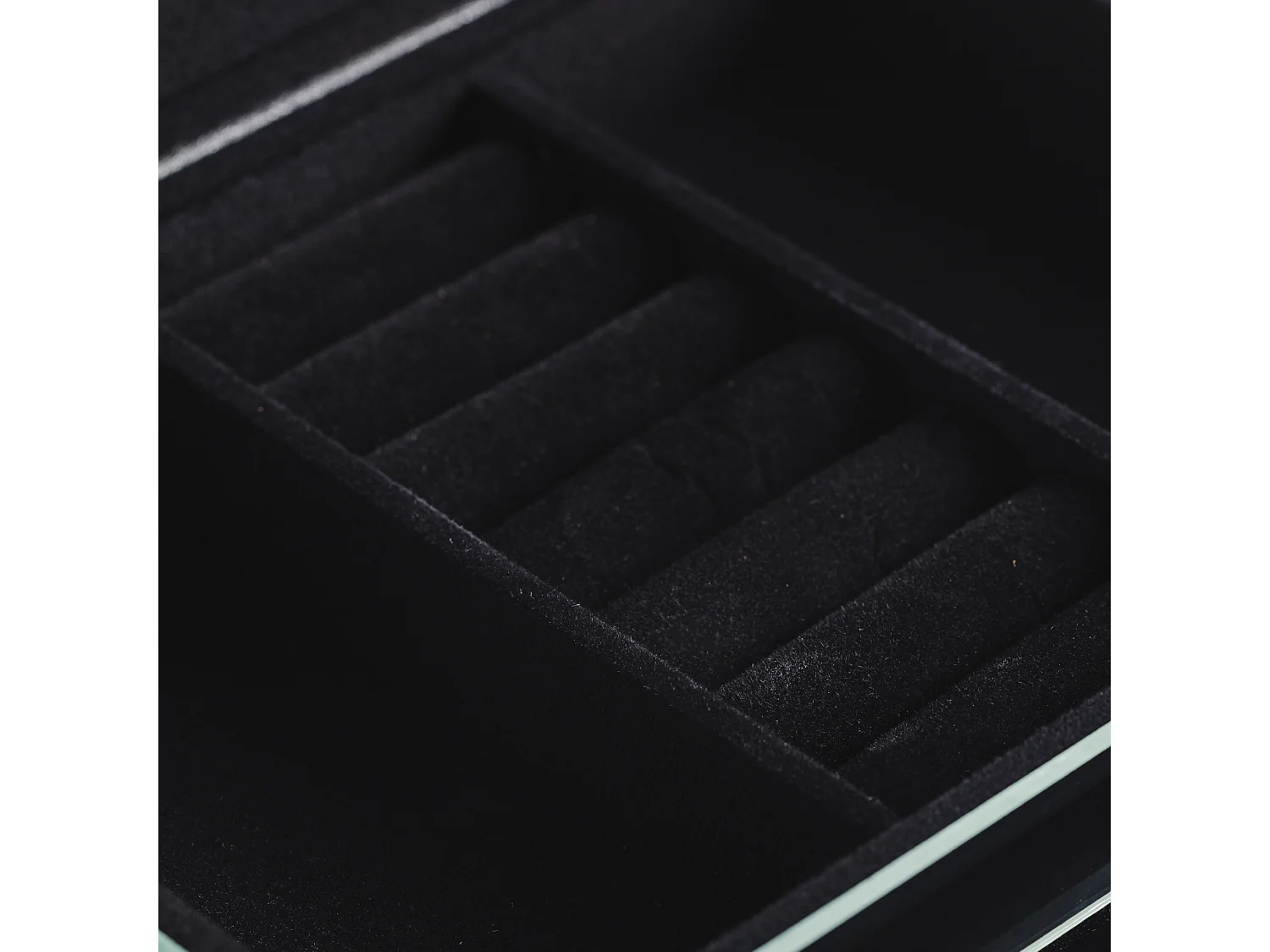 Caixa decorativa KOFI Vidro Prateado