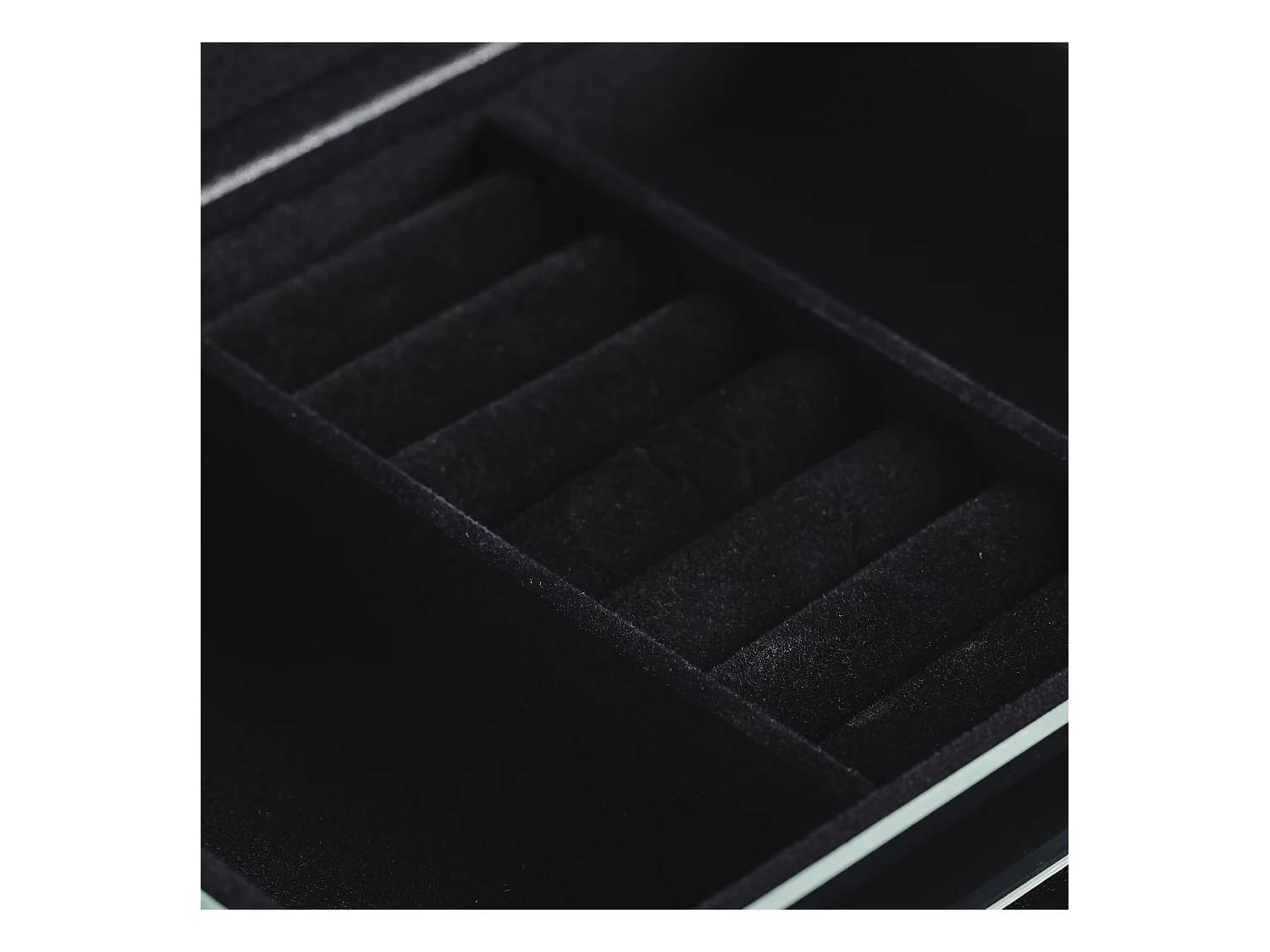 Cajita decorativa KOFI Vidrio Plateado