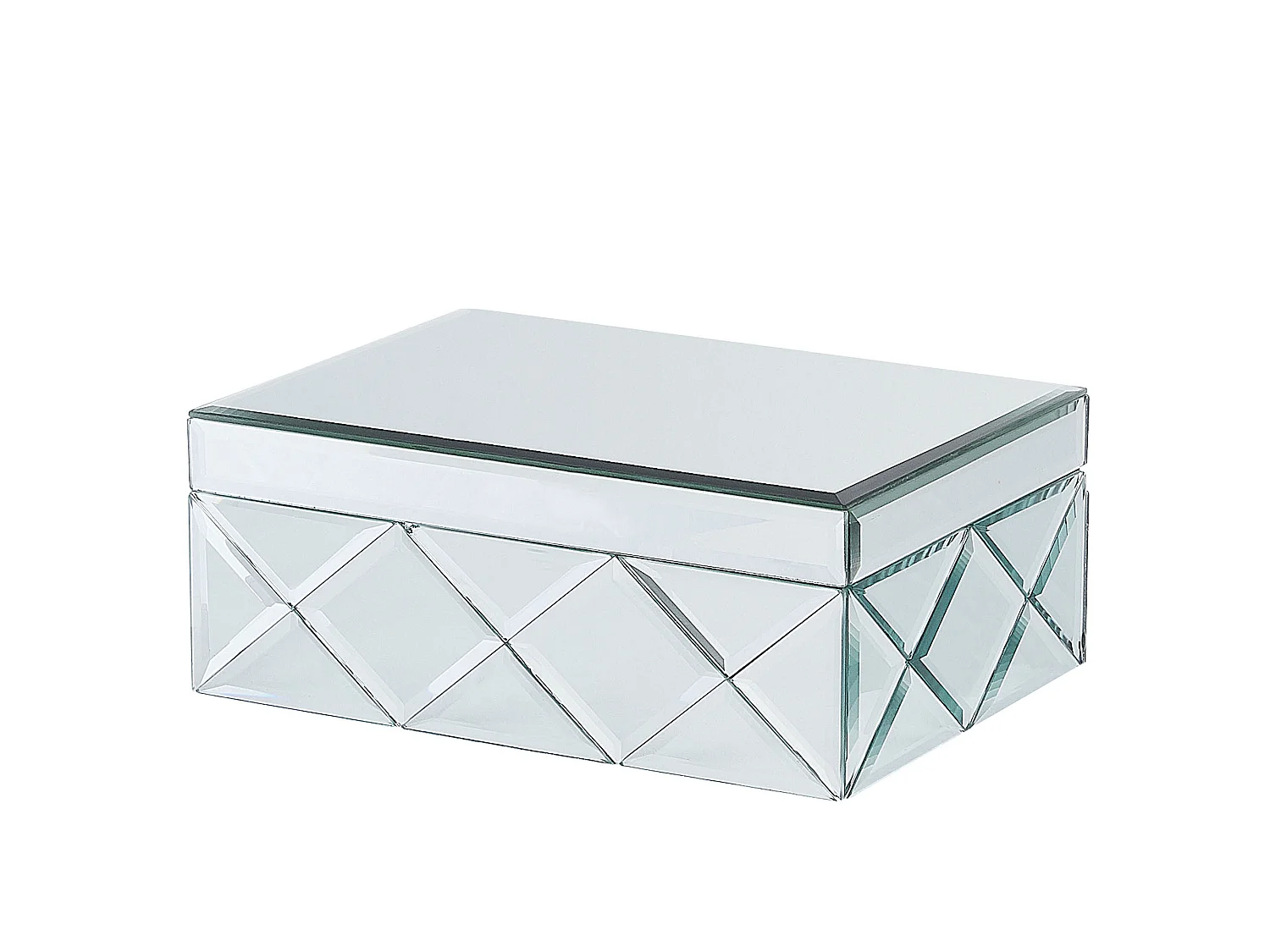 Opbergdoosje GORRON Glas Zilver