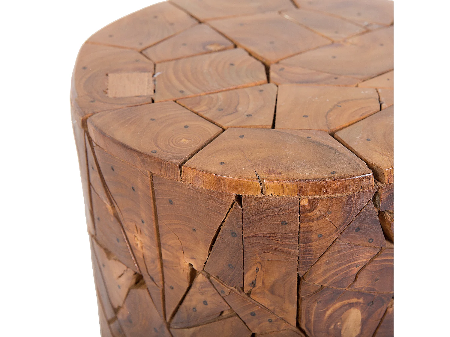 Table d'appoint DAWSON Teck Marron