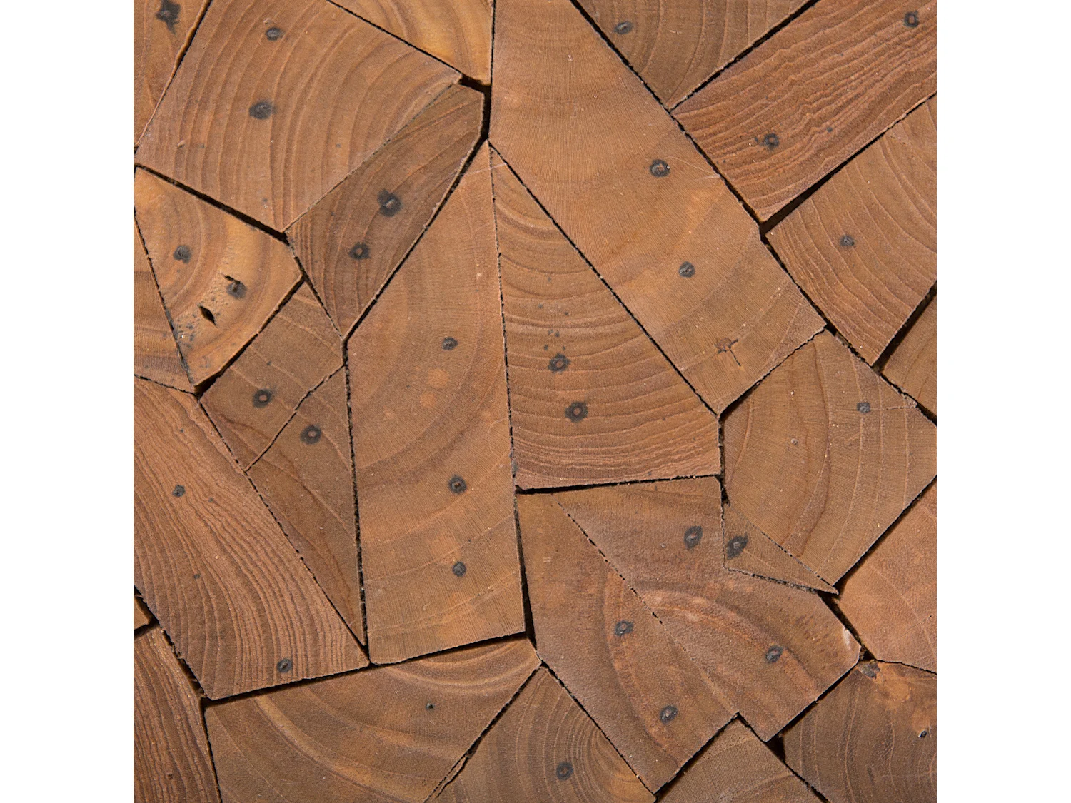 Table d'appoint DAWSON Teck Marron