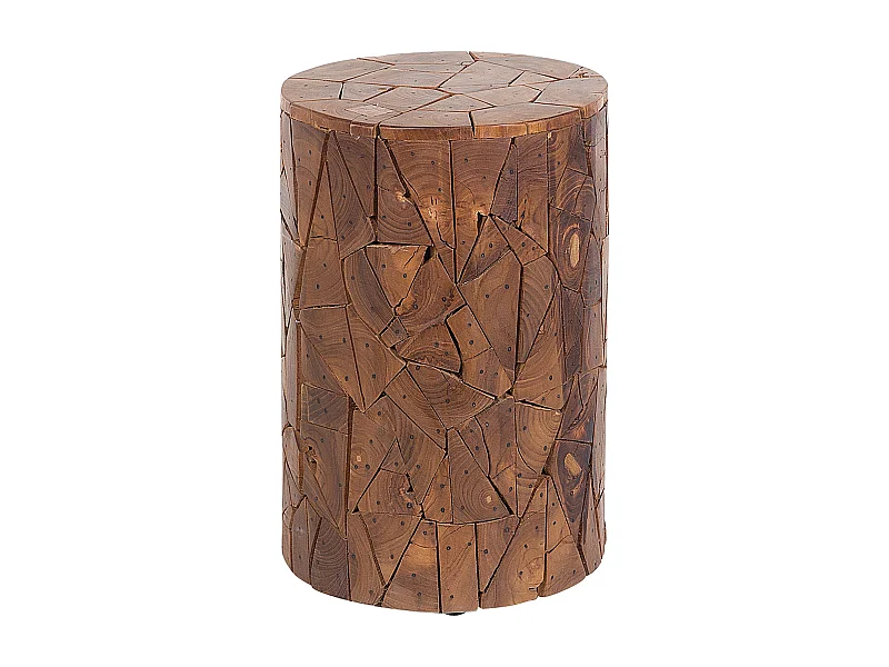 Table d'appoint DAWSON Teck Marron