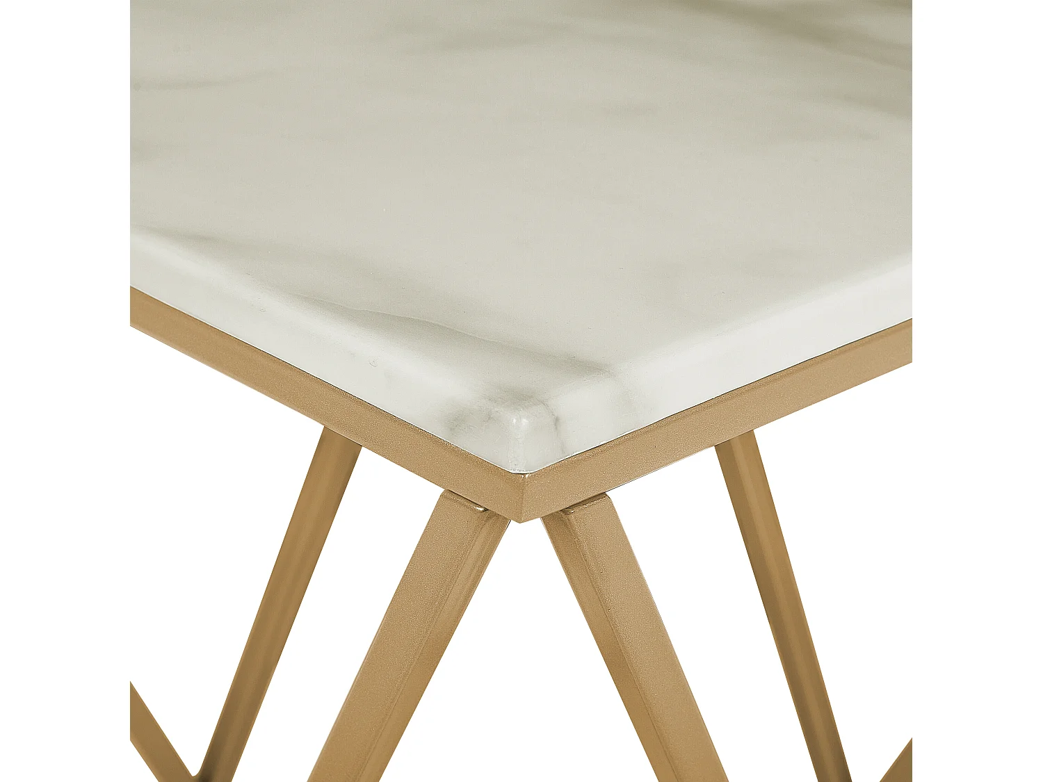 Table d'appoint MALIBU Marbre beige