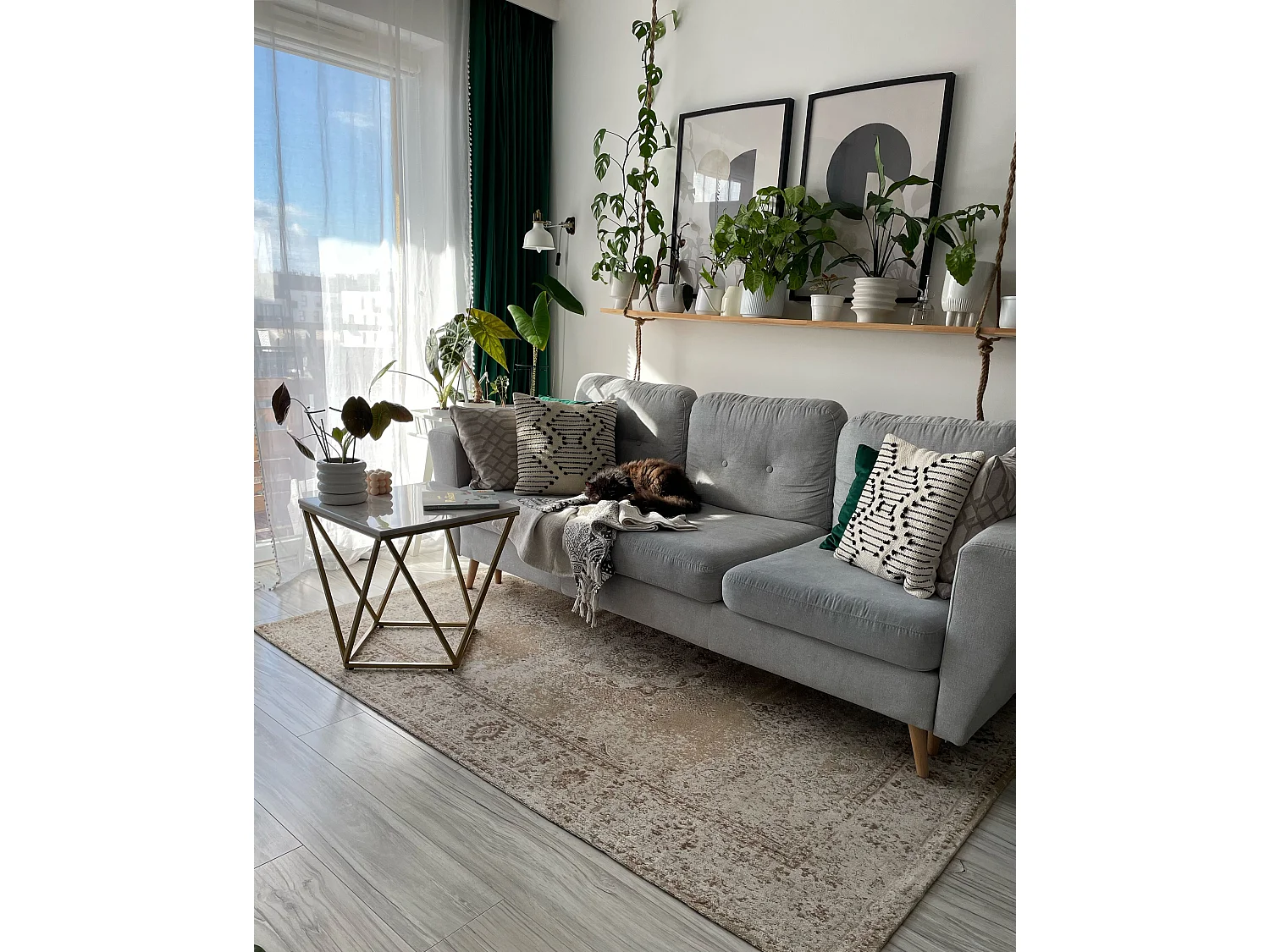 Mesa de apoio MALIBU Creme