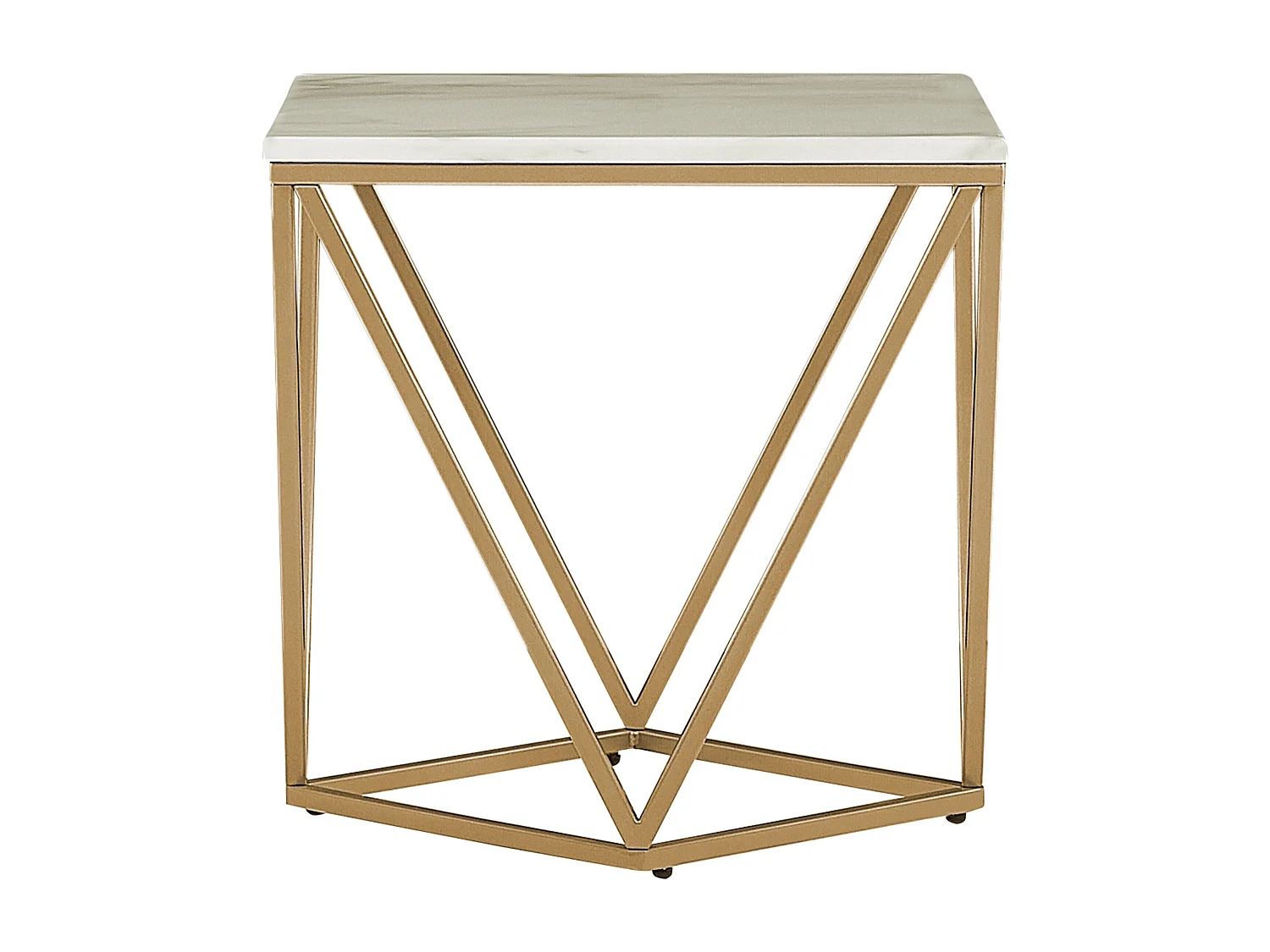 Table d'appoint MALIBU Marbre beige