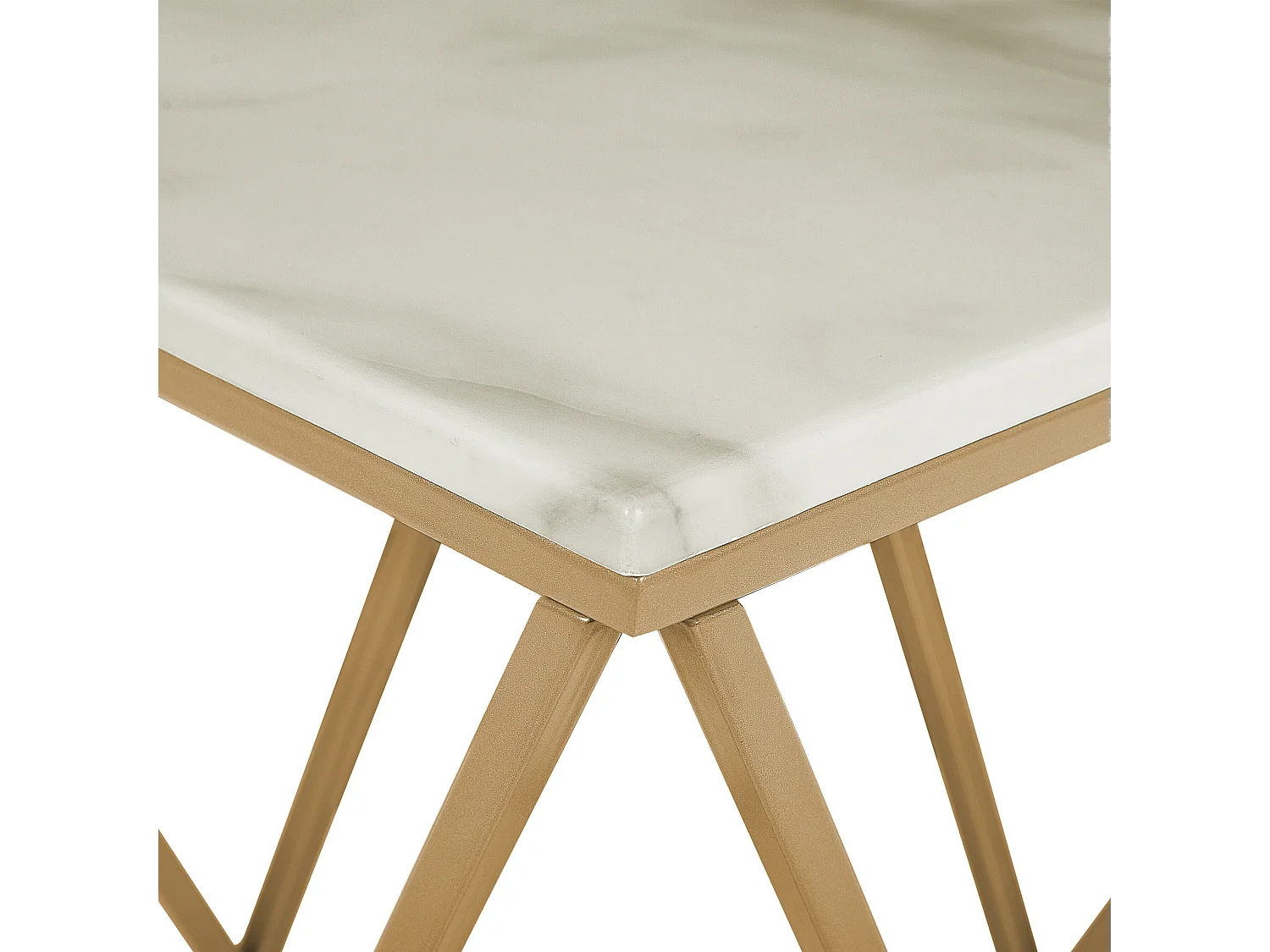 Table d'appoint MALIBU Marbre beige