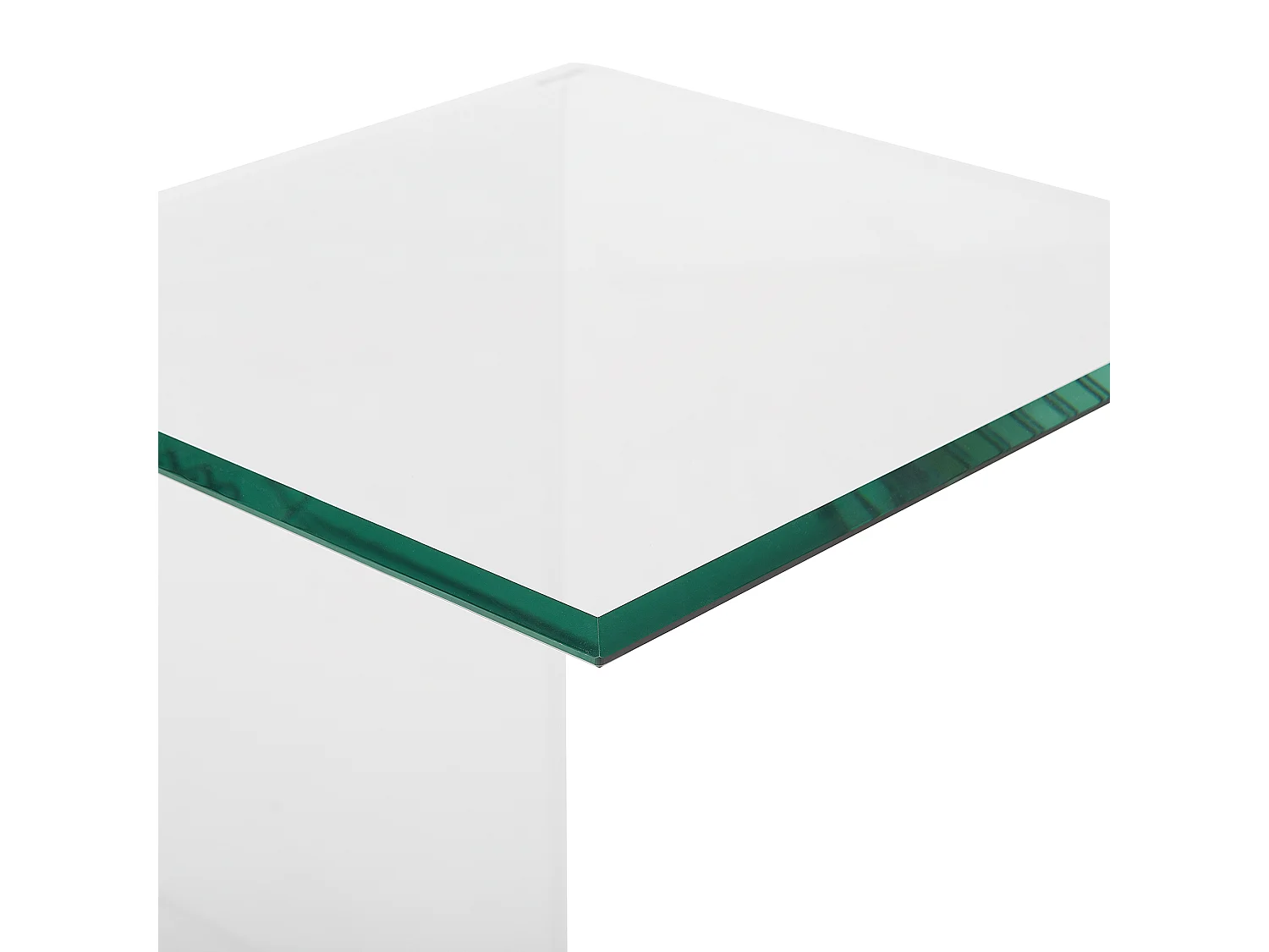 Bijzettafel LOURDES Veiligheidsglas Transparant