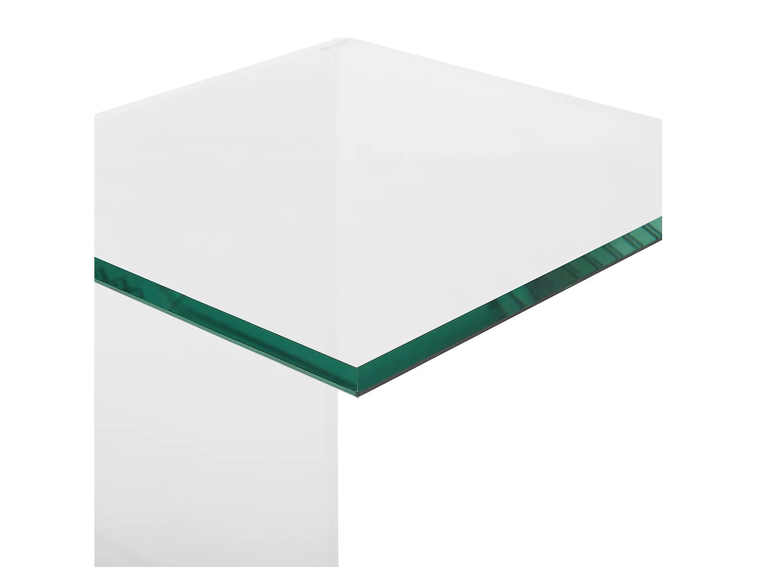 Table d'appoint LOURDES Verre de sécurité Transparent