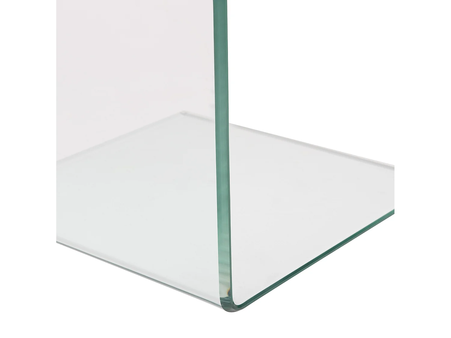 Table d'appoint LOURDES Verre de sécurité Transparent