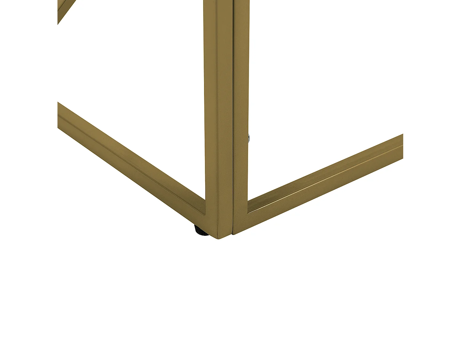 Table d'appoint ORLAND Verre Doré