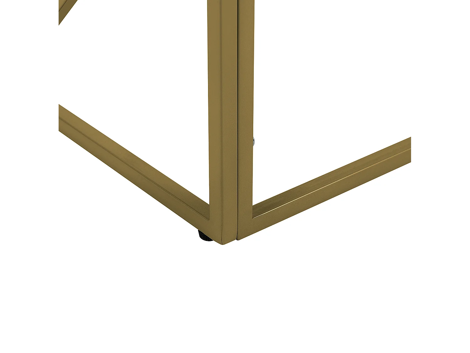 Table d'appoint ORLAND Verre Doré