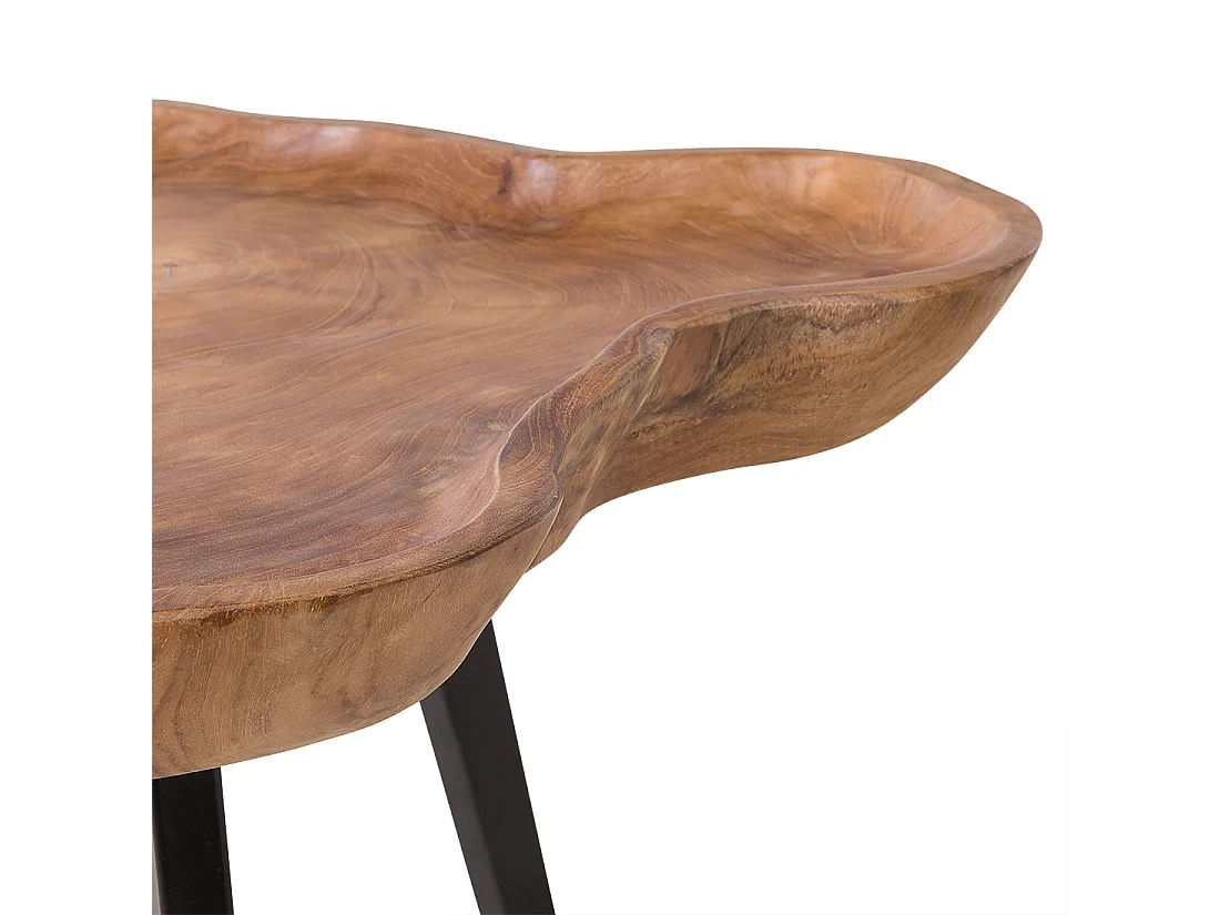 Tavolino ELSA Legno di teak Marrone