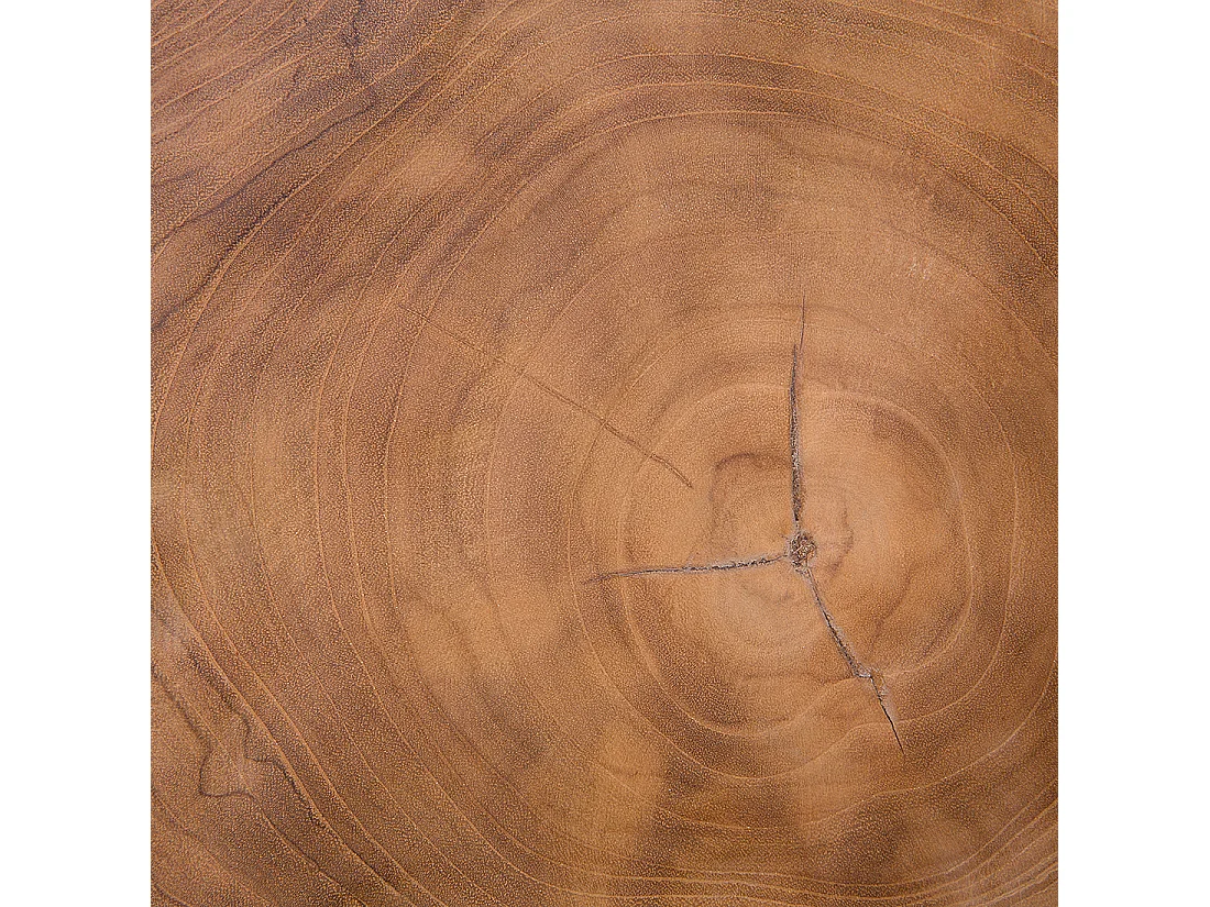 Table d'appoint ELSA Teck Marron