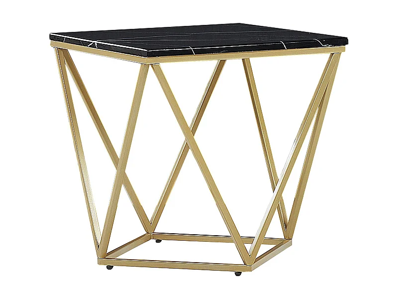 Tavolino MALIBU Nero/ Oro