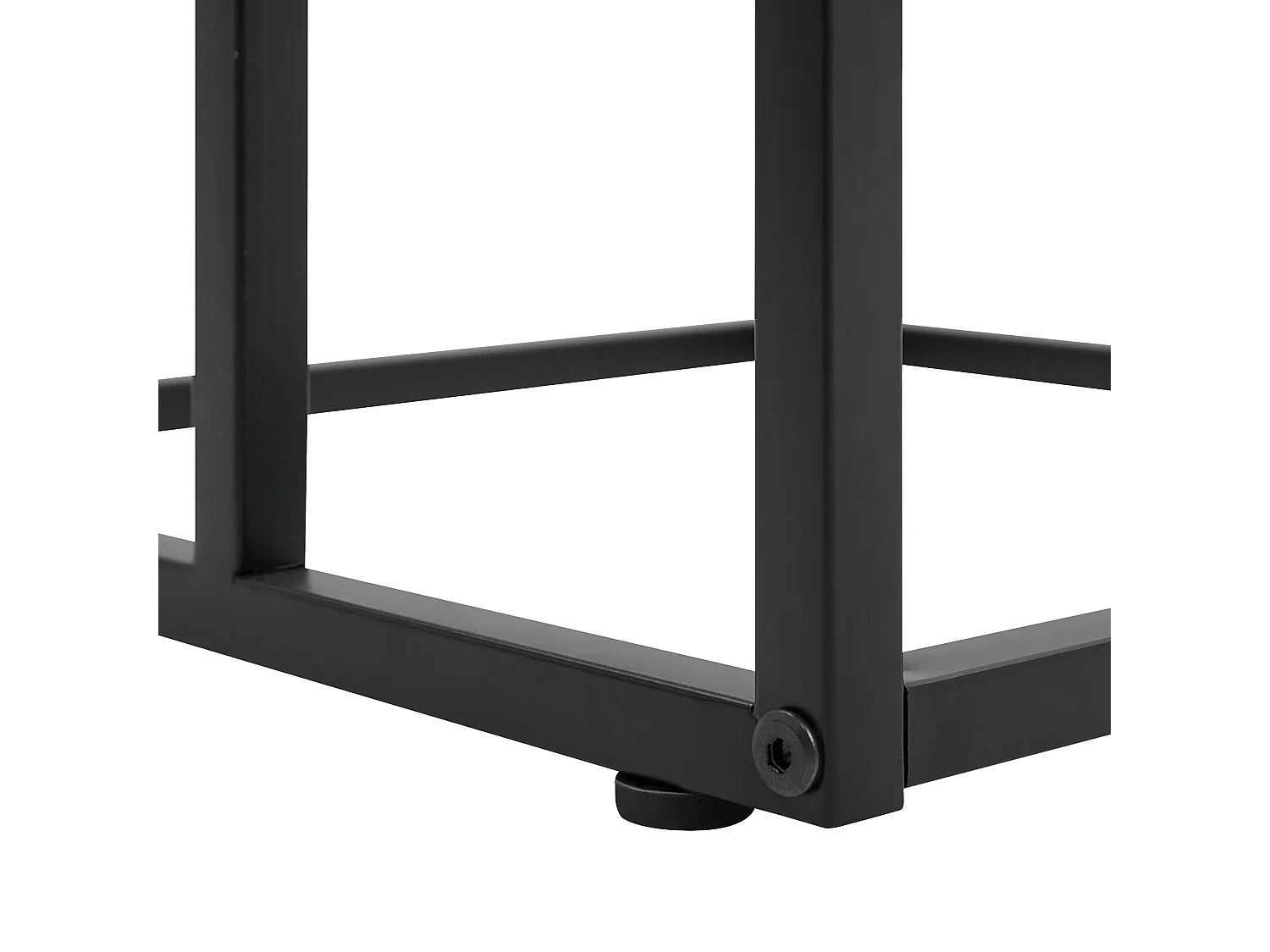 Table appoint en imitation bois foncé TROY