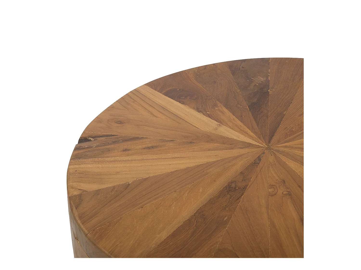 Table d'appoint BRANT Teck Marron