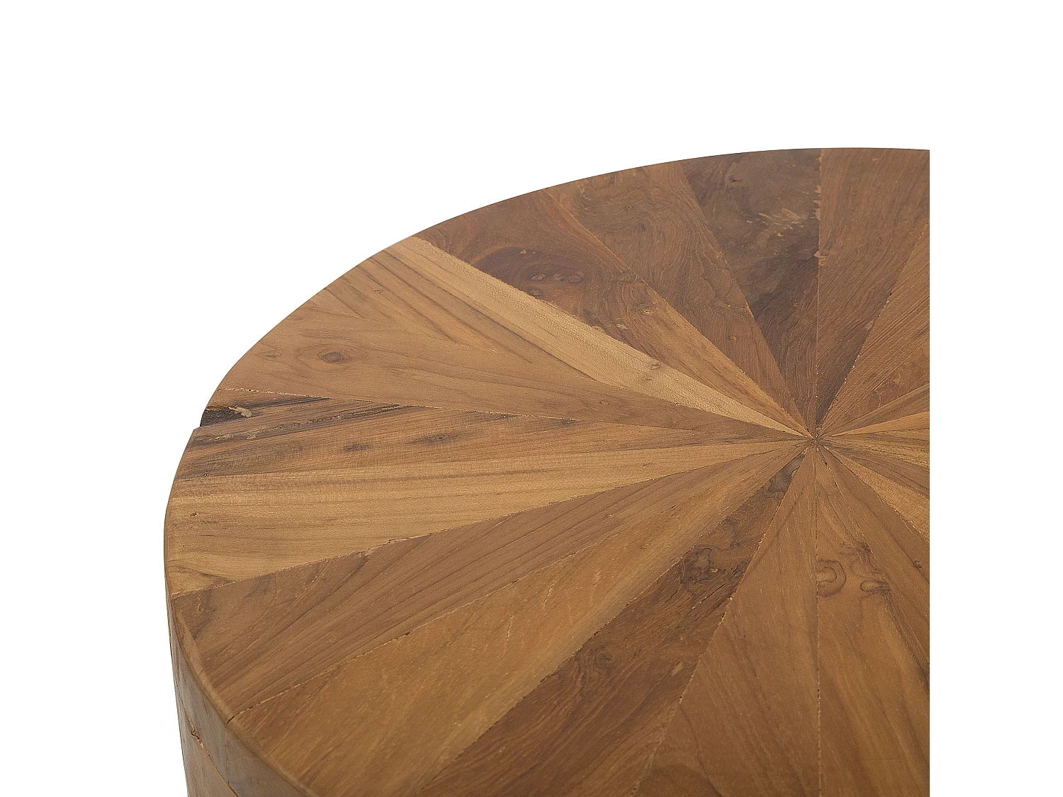 Table d'appoint BRANT Teck Marron