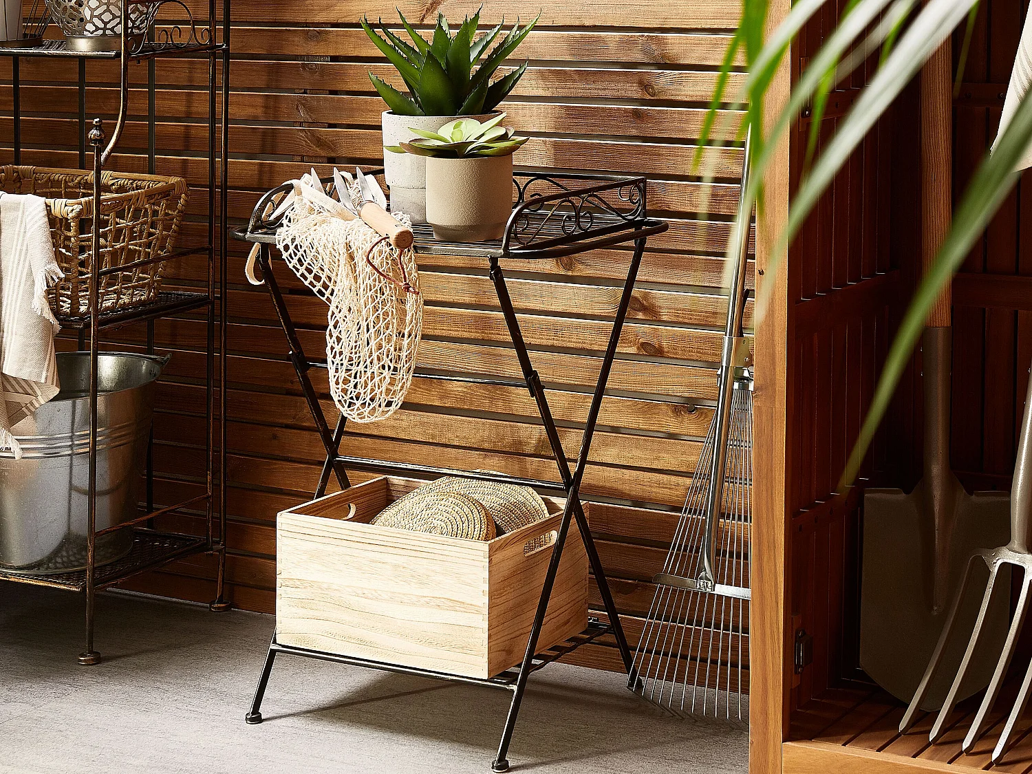 Table d'appoint ANCUD Métal Noir