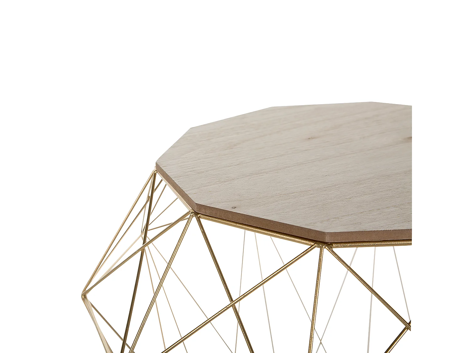 Table d'appoint ELIDA Doré