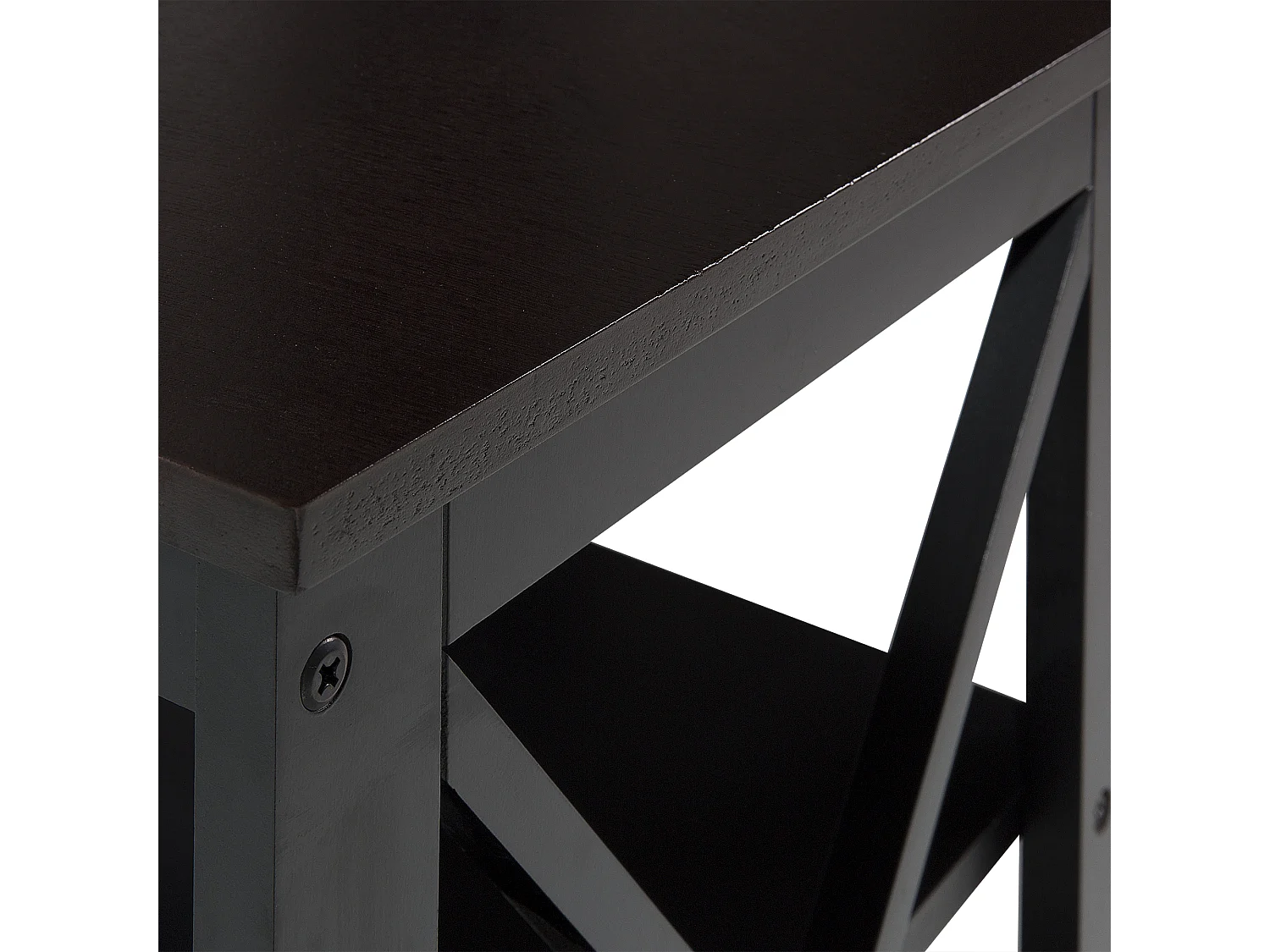 Stolik pomocniczy FOSTER Czarny